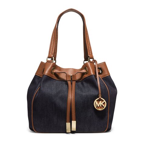 michael kors denim bag marina|Michael Kors denim wallet.